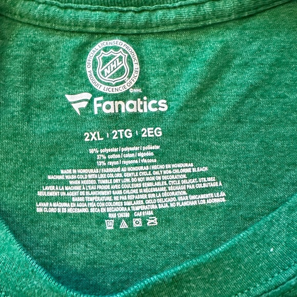 Fantastics Chicago BlackHawk Green T-shirt, size XXL - Picture 4 of 5